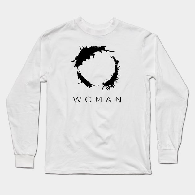 Arrival - Woman Black Long Sleeve T-Shirt by AO01